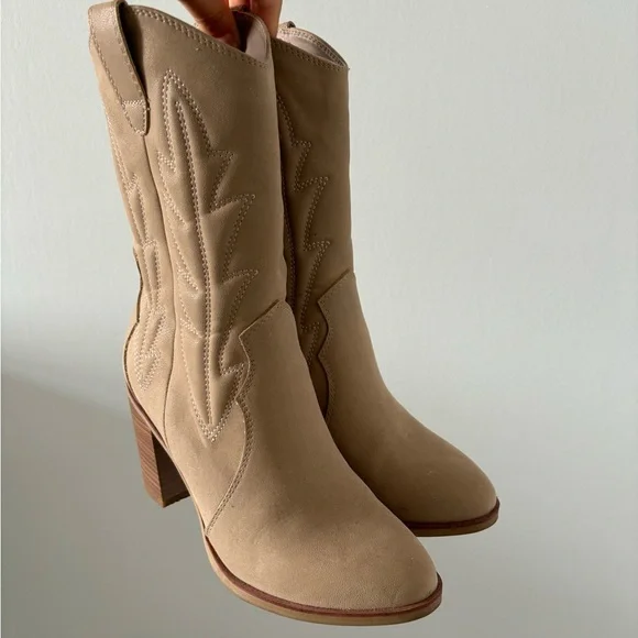 MIA | Heeled Cowboy Boots - Picture 1 of 4